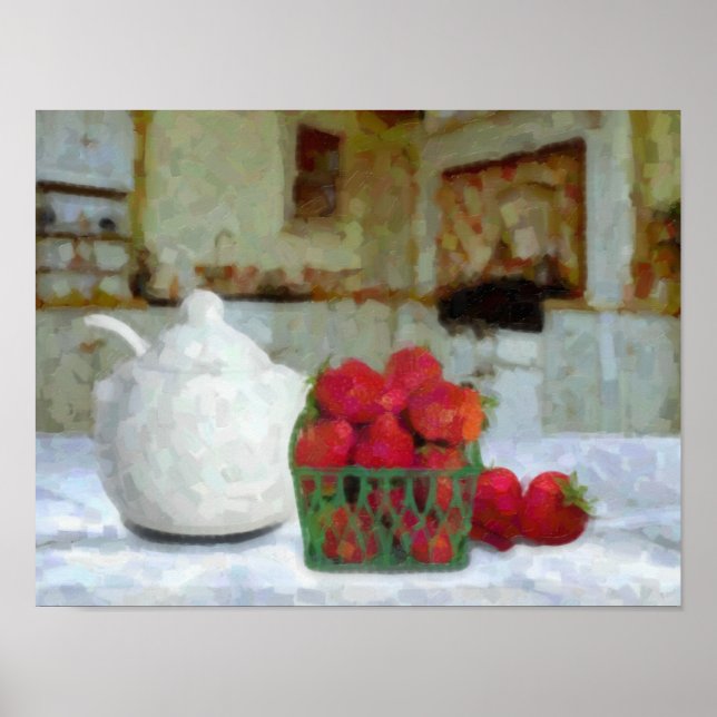 Pôster Morangos (Frente)