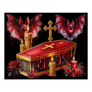Pôster Morcegos Vampiros