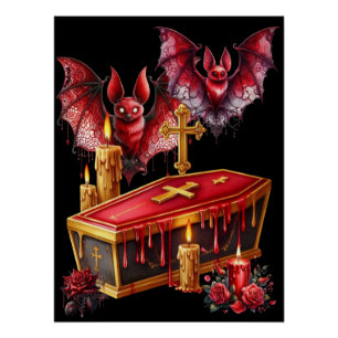 Pôster Morcegos Vampiros