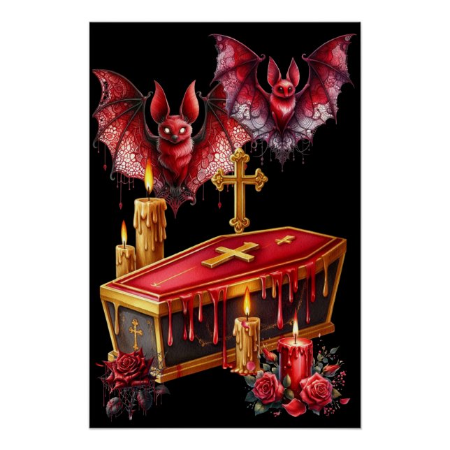 Pôster Morcegos Vampiros (Frente)