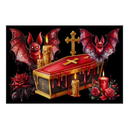 Pôster Morcegos Vampiros