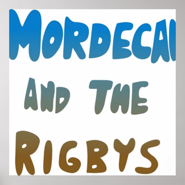 Poster Mordecai e os Rigbys (Frente)