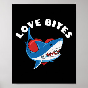 Poster Mordidas de Amor Piadas do Dia dos Namorados Coraç