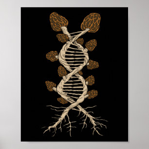 Poster Morel Mushroom Hunter Gift Fungi Forjando Cogumelo