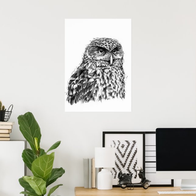 Poster Morepork (Escritório em casa)