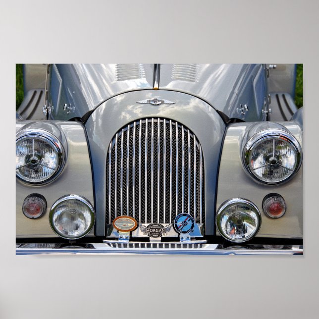 Poster Morgan Classic Sports Car (Frente)