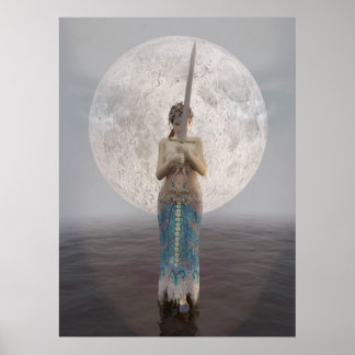 Poster Morgan le Fay e Excalibur