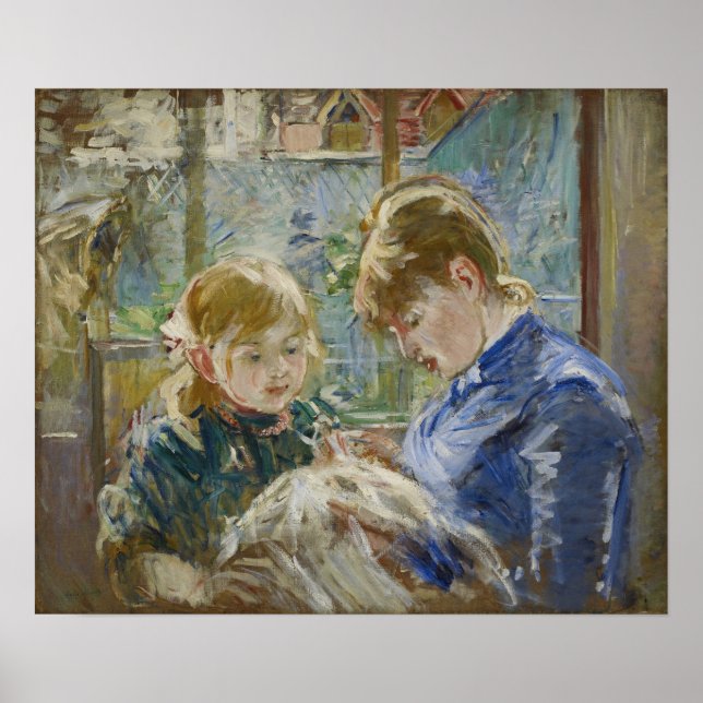 Poster Morisot - A Costura (Frente)