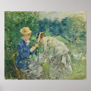 Poster Morisot - Flores Escolhidas por Mulheres 1879