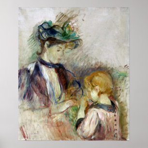 Poster Morisot - Jovem Mulher E Criança 1894