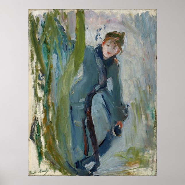 Poster Morisot - Jovem Retomando Seu Skate 1893 (Frente)