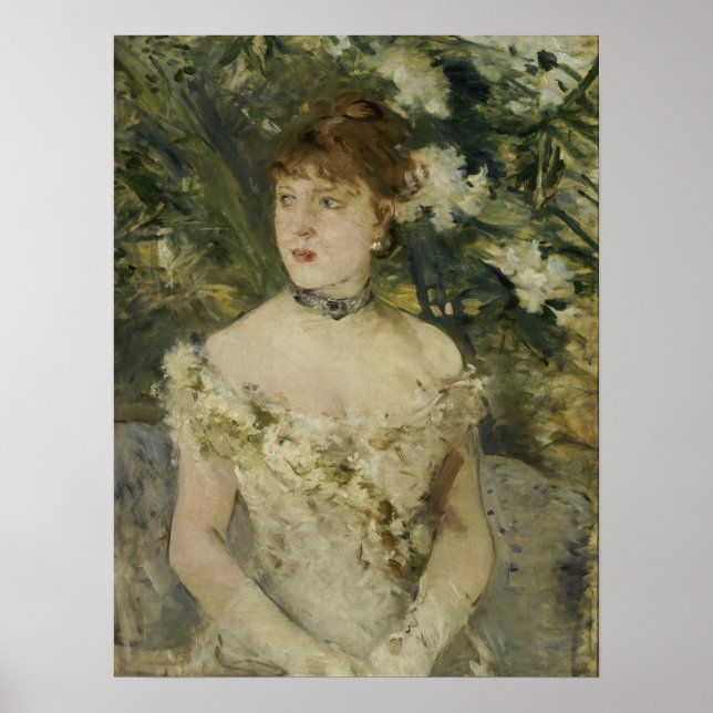 Poster Morisot - Jovem Vestida Para A Bola De 1879 (Frente)
