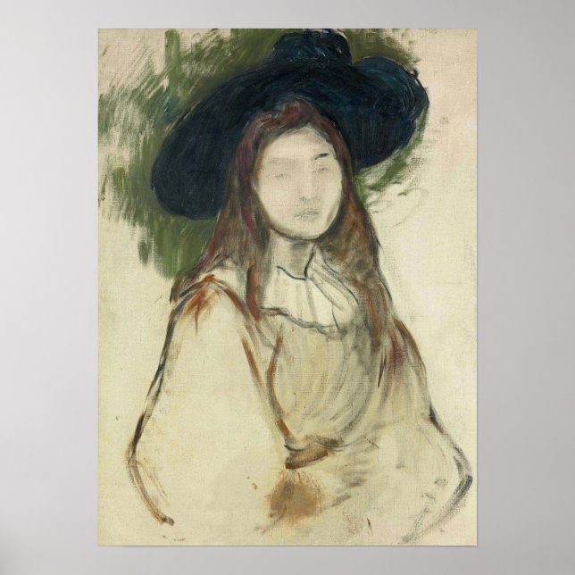 Poster Morisot - Julie Manet Com Chapéu da Liberdade (Frente)