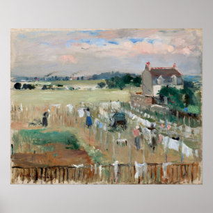 Poster Morisot - Lavanderia 1875
