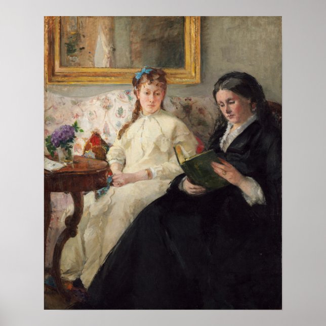 Poster Morisot - Mãe E Irmã Do Artista 1870 (Frente)