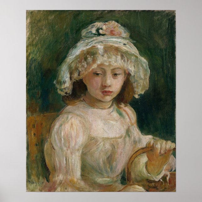 Poster Morisot - Menina Com Chapéu (Frente)