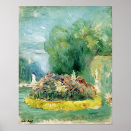 Poster Morisot - Parque Fontainebleau 1893