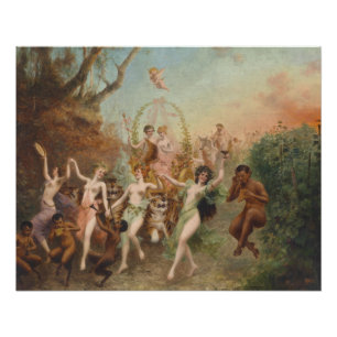 Pôster Moritz Stifter Fest der Faune und Nymphen Glossy