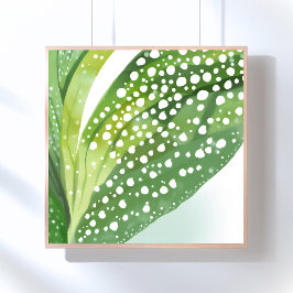 Poster Morning Dew | Modern Botanical Watercolor