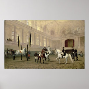 Pôster Morning Exercise in the Hofreitschule