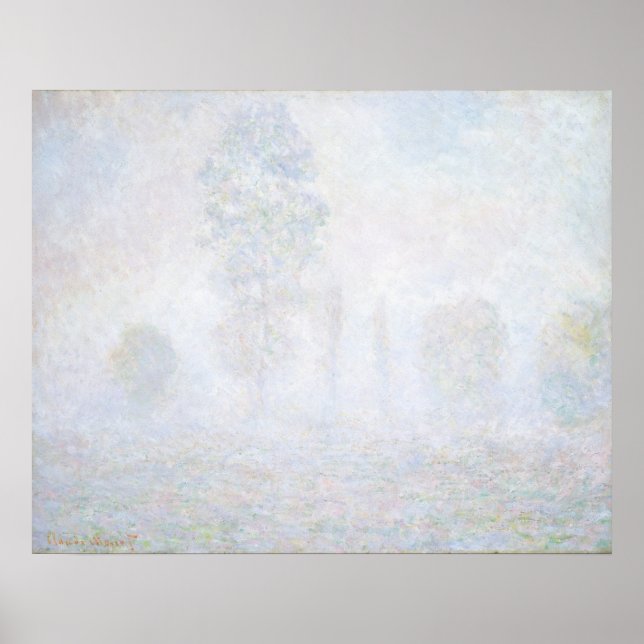 Poster Morning Hazing - Claude Monet Fine Art (Frente)