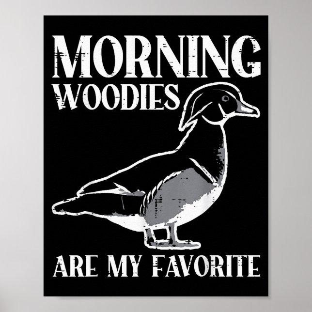 Poster Morning My Favorite Duck Hunting Funny Hunter Men  (Frente)