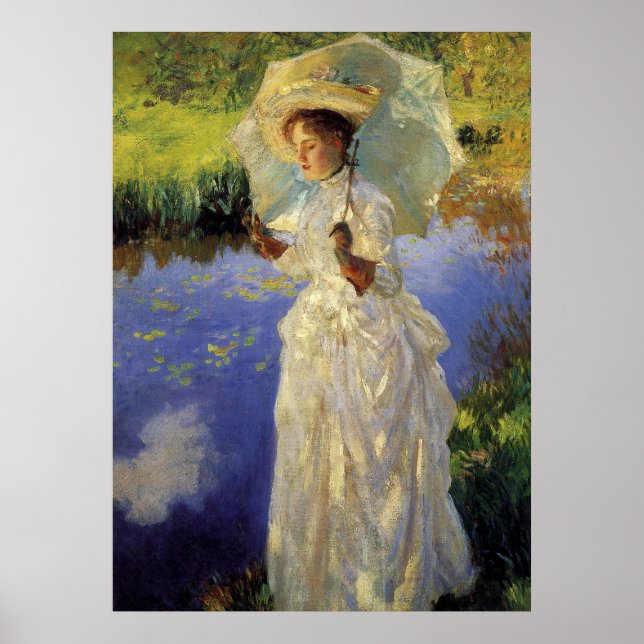 Poster Morning Walk por John Singer Sargent (Frente)
