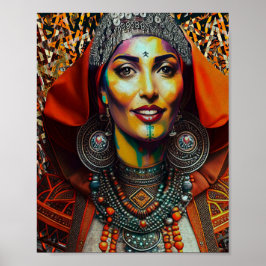 Poster Moroccan Amazigh Beauty v1