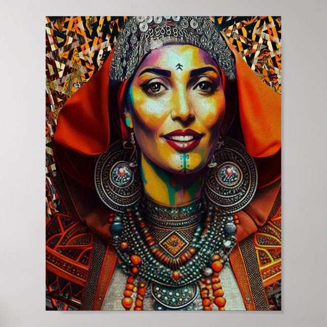 Poster Moroccan Amazigh Beauty v1 (Frente)
