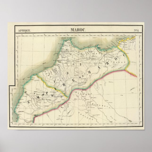 Pôster Morocco, Africa (Frente)