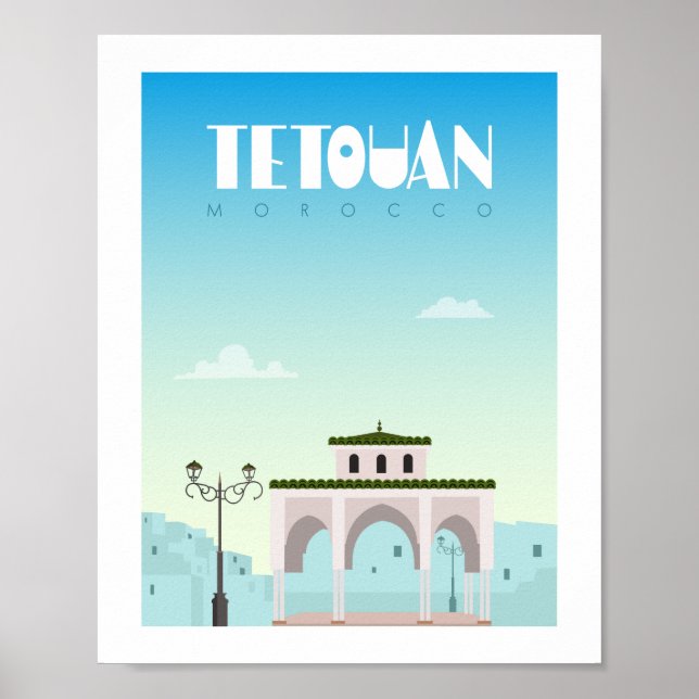 Poster Morocco de Tetouan (Frente)