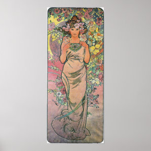 Poster Morra aumentou por Alfons Mucha 1898