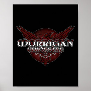 Poster Morrigan, Deusa Celta Da Guerra, Pagan, Bruxa,