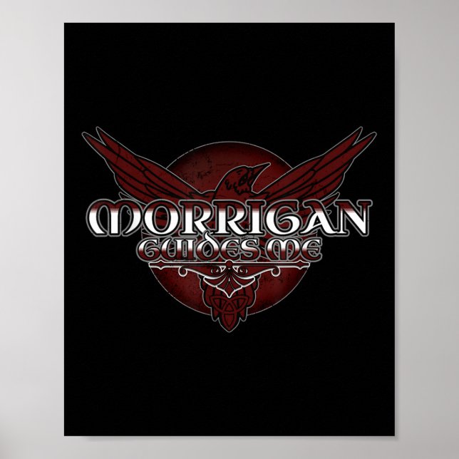 Poster Morrigan, Deusa Celta Da Guerra, Pagan, Bruxa, (Frente)