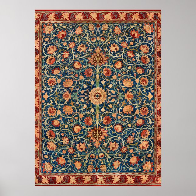 Poster Morris - Holland Park, design de tapetes antigos (Frente)