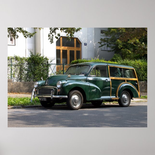 Poster Morris Minor 1000 Traveler (Frente)
