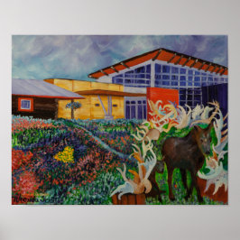 Poster Morris Thompson Cultural Center, Fairbanks Alaska