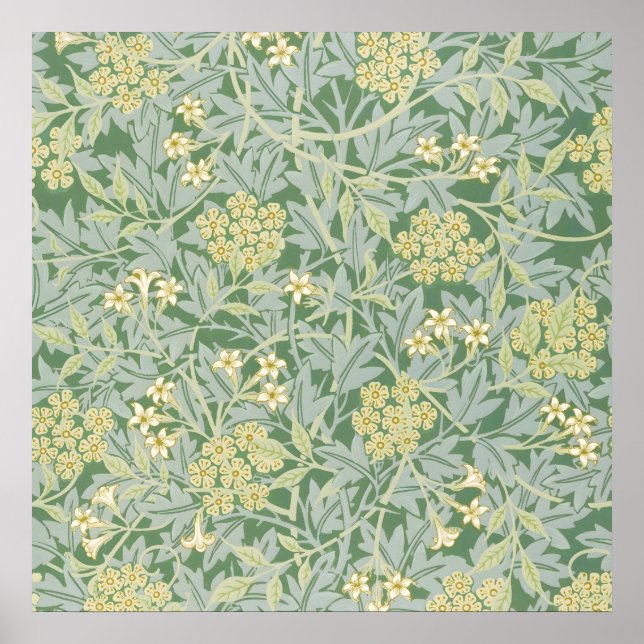 Poster Morris Vine & Jasmine Garden Flor Clássica (Frente)
