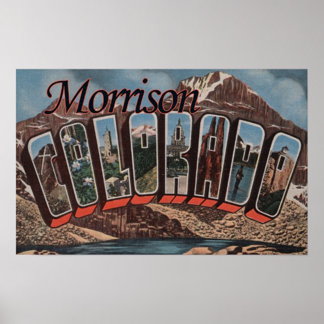 Poster Morrison, Colorado - Cenas com Letra Grande (Frente)