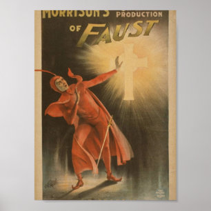Poster Morrison de Faust, "" o teatro transversal do