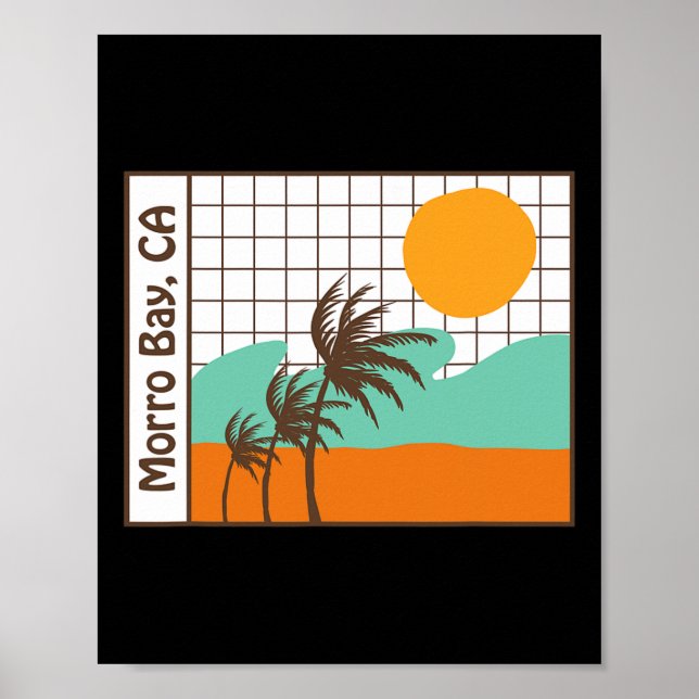 Poster Morro Bay California Beach (Frente)