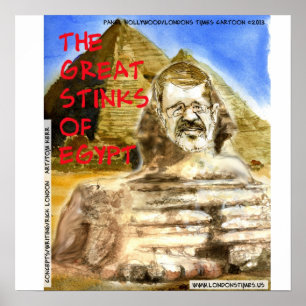 Pôster Morsi Grande Fedia Da Egito Cartaz Divertido