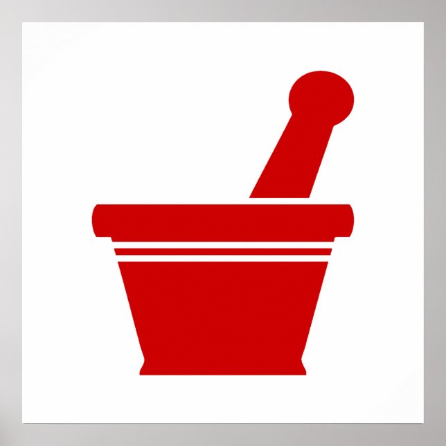 Poster Mortar e Pestle (Frente)