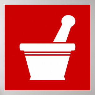 Poster Mortar e Pestle