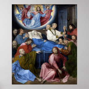 Poster Morte da Virgem - Hugo van der Goes - c1475