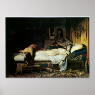 Poster Morte de Cleópatra, 1874 Jean-Andre Rixens