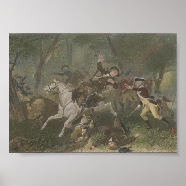 Poster Morte de Patrick Ferguson na Montanha do Rei (Frente)