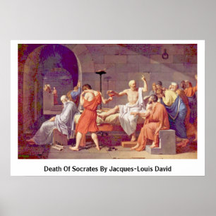 Poster Morte De Sócrates Por Jacques-Louis David
