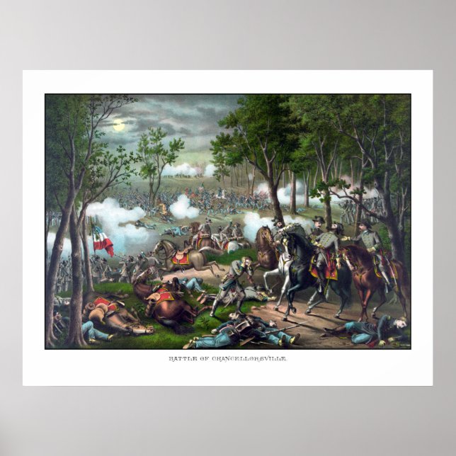 Poster Morte De Stonewall Jackson (Frente)