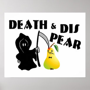 Poster Morte & pera do Dis